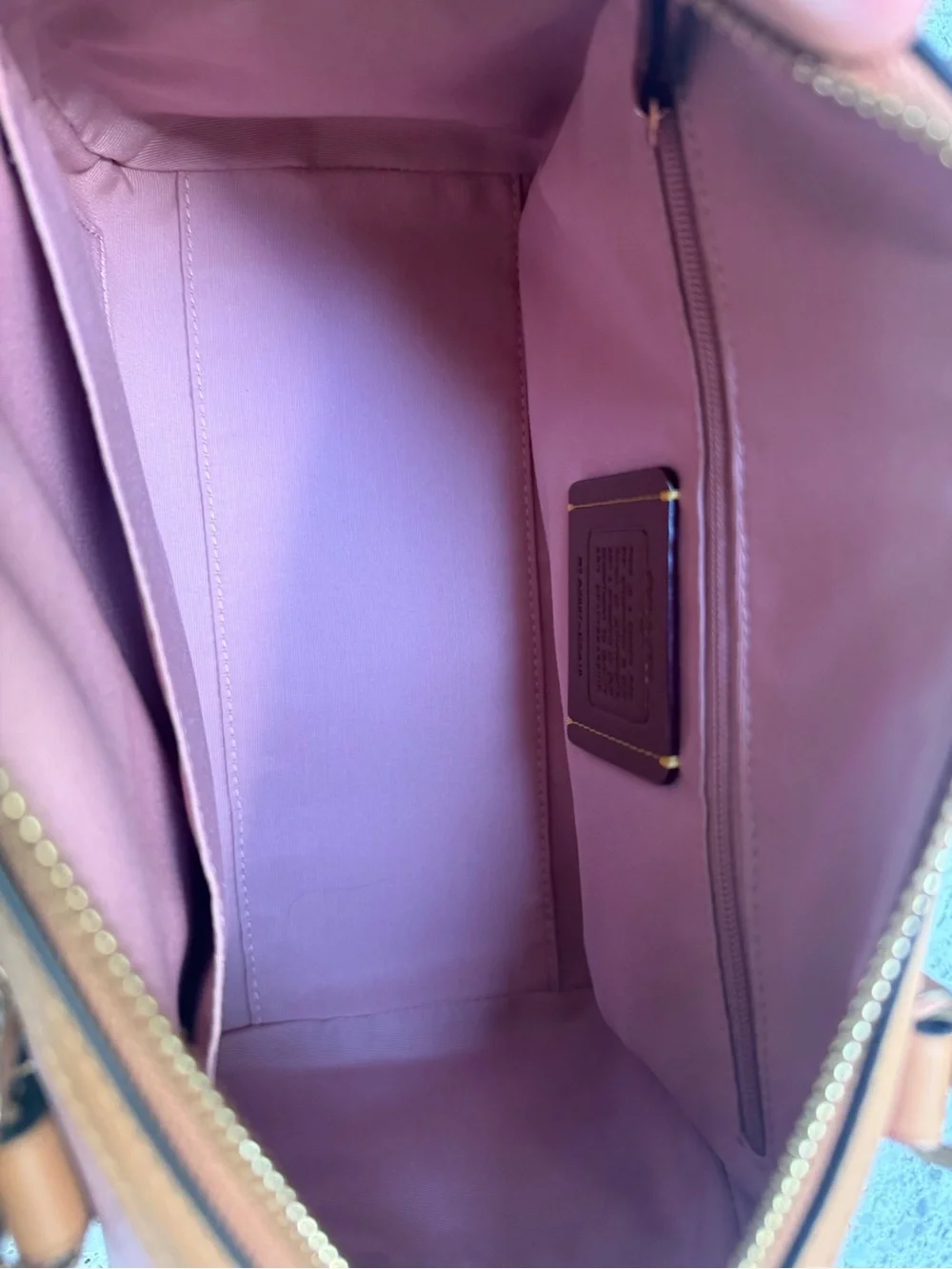 Coach Powder Pink Medium Rowan - NWOT - Picture 10 of 11